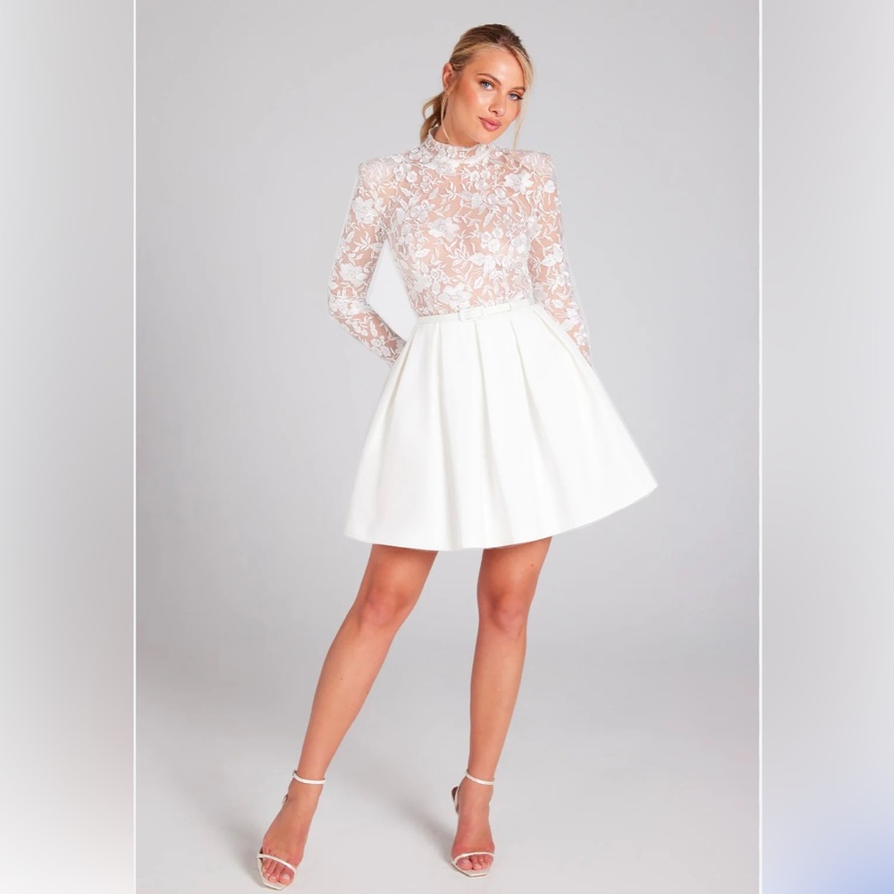 Nadine Merabi Pippa White Dress